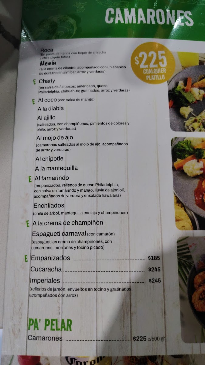 Mariscos El Memin Menu - Image 1